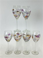 K&K Styling Mosaic Wine Glasses