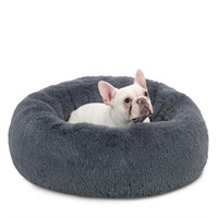 Bedsure Calming Dog Bed for Medium Dogs - Donut