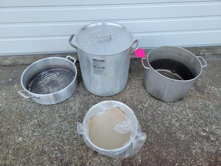 (3) Assorted Metal Cooking Pots