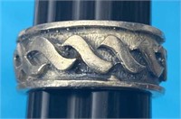 Sz.8 Sterling Silver Ring 8.10 Grams