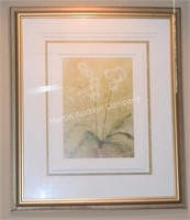 (L) Large Framed Orchid Print - 46x54"