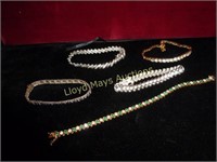 5pc Sterling Silver Lady's Bracelets