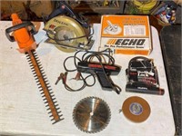 Hedge Trimmers, Saw, Blades etc.
