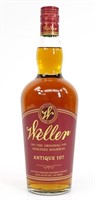 Weller Antique 107 Bourbon Whiskey Bottle