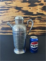 Art Deco  Ribbed Cocktail Shaker