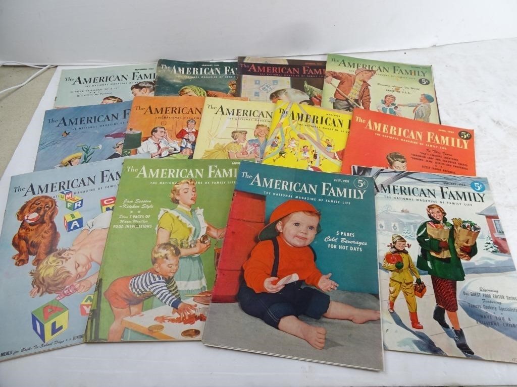 Lot of 1950s American Family Magazines