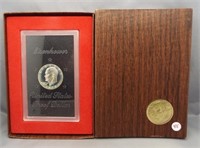 1973-S Proof Eisenhower silver dollar. Key date.