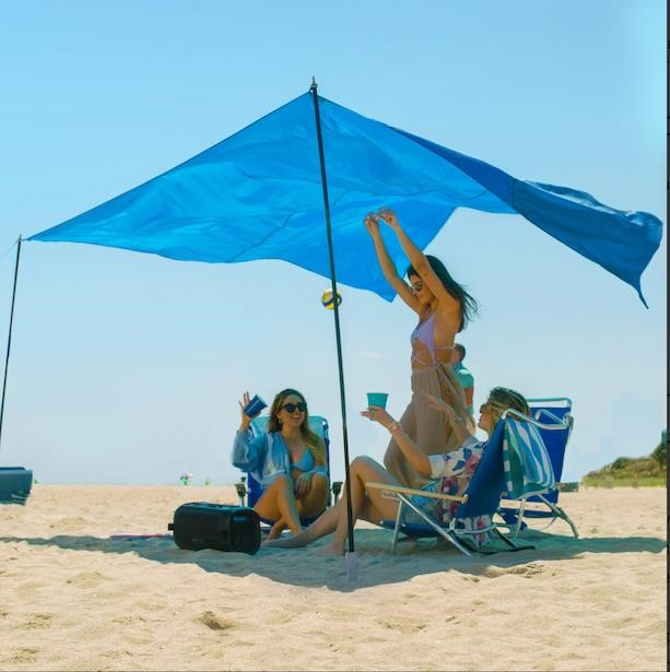 AMMSUN BEACH SHADE TENT  128 SQ. FT. CANOPY