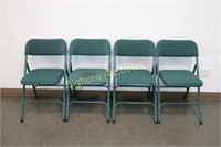 Samsonite Folding Chairs 4pc lot