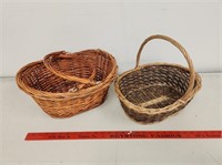 (2) Wicker Baskets