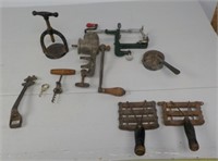 Variety of vintage items.