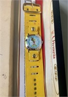 Vintage Mickey Mouse Olympia Wind Up Watch
