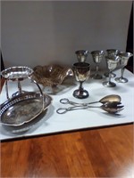puter and silver plate Items