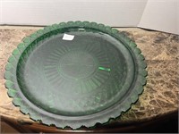 GREEN PLATTER