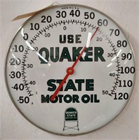 "Quaker State Motor Oil" Thermometer