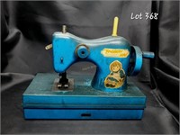 Raggedy Ann Toy Sewing Machine Plastic