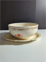 Vintage Bowl and Platter Marked