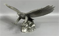 Vintage Hudson Pewter Eagle Figurine
