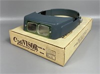 Vintage OptiVISOR Optical Binocular Magnifier