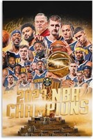 2023 Denver Nuggets Finals Championship Poster Wal