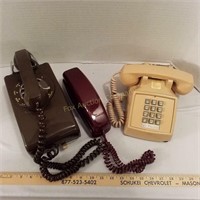 (3) Telephones-One is a Dial Phone