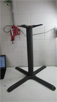 Heavy Metal Table Base 28" x 22"x 22" Black