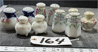 5 Sets Porcelain Salt & Pepper Shakers