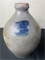 2 Gal. Stoneware Jug w/ Blue Cobalt Signature