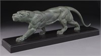 Demetre Chiparus patinated spelter panther