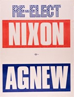 2 NIXON AND AGNEW POSTERS