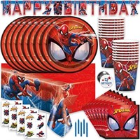 Spiderman Birthday Party Supplies and