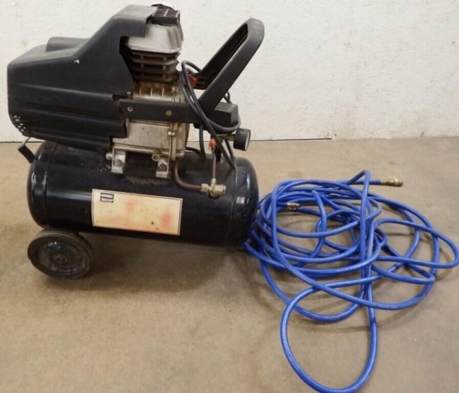 Tool Shop 8-Gallon 2 hp. Air Compressor & Hose