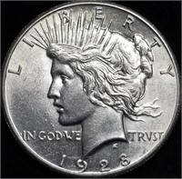 1928-P Peace Silver Dollar BU from Set, Key Date