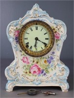 Royal Bonn Porcelain Clock "La Clair"