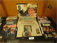 Princess Diana Newspapers and Magazines