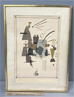 Wassily Kandinsky Signed & #'rd Lithograph