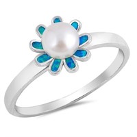 Cabochon Freshwater Pearl Ring