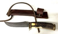 Schrade 498 Hunting Knife 5” Blade