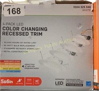 CE 5/6" LED Color Changing Recessed Trim Downlight