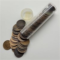 ROLL OF INDIAN HEAD PENNIES