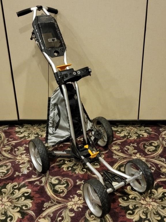 Mountain Micro 4-Wheel Collapsible Golf Bag Cart