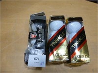 Golf Balls - 3 Packs
