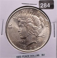 1922 U.S. Silver Peace Dollar