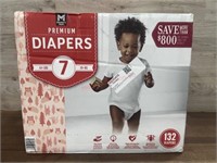 132ct size 7 diapers