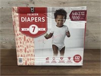 Members mark size 7 diapers 132ct