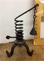 Antique adjustable height candleholder