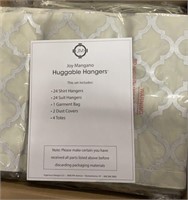 55 Pc Linen Huggable Hangers