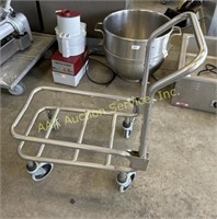 Stainless industrial rolling hand cart 31.5 in