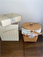 Longaberger basket, to mom with love has liner,