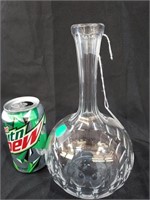 -25 Early Blown Thumbprint Decanter, American